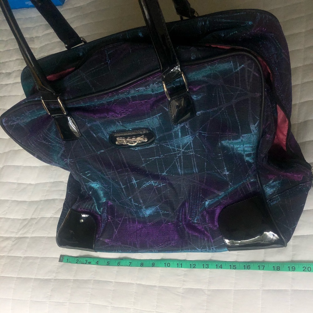 BRAND NEW holographic luggage bag